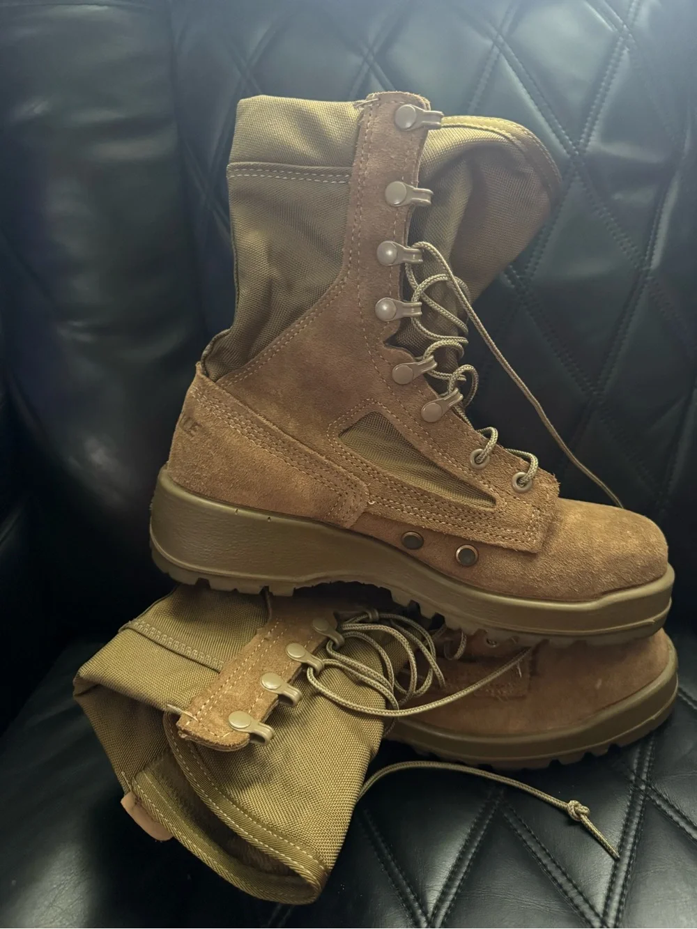 Men's Tactical Lace-Up Boots - Coyote Brown